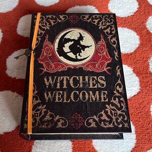 Witches Welcome magnetic book Halloween decor decoration HomeGoods HomeGoods